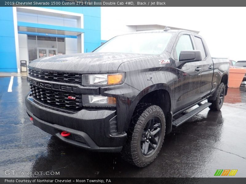 Black / Jet Black 2019 Chevrolet Silverado 1500 Custom Z71 Trail Boss Double Cab 4WD