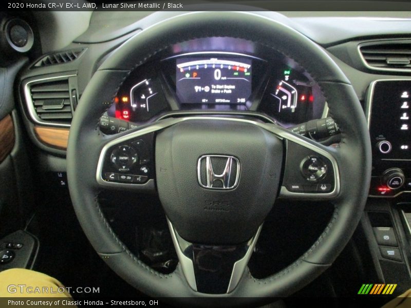 Lunar Silver Metallic / Black 2020 Honda CR-V EX-L AWD