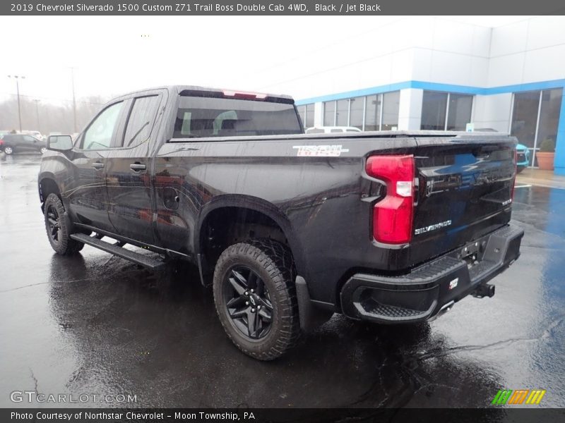 Black / Jet Black 2019 Chevrolet Silverado 1500 Custom Z71 Trail Boss Double Cab 4WD