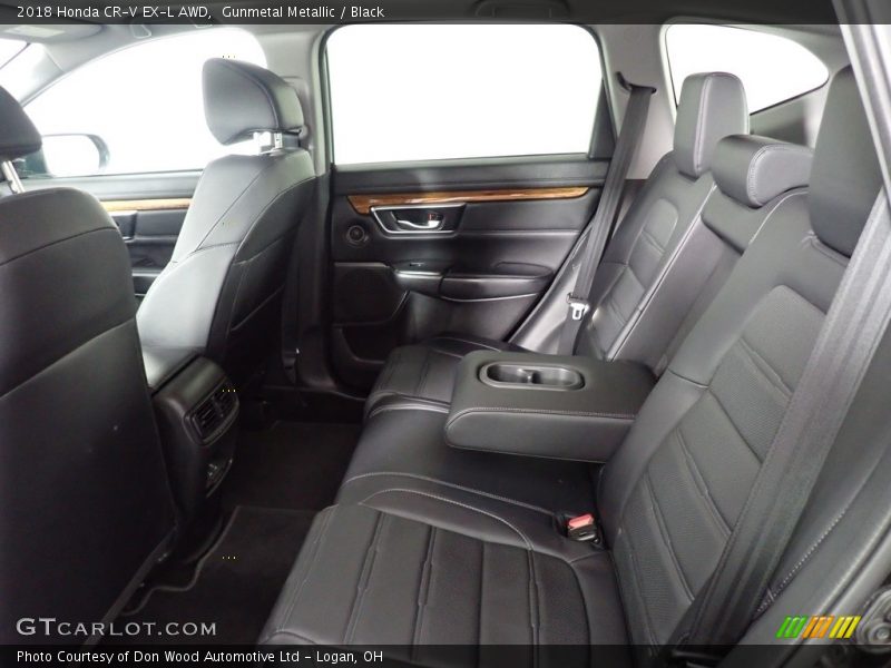Gunmetal Metallic / Black 2018 Honda CR-V EX-L AWD