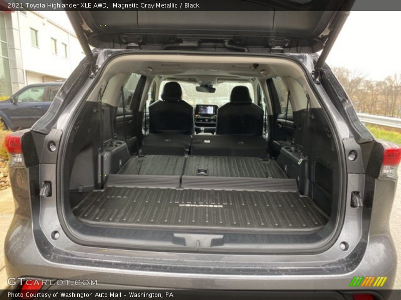 Magnetic Gray Metallic / Black 2021 Toyota Highlander XLE AWD