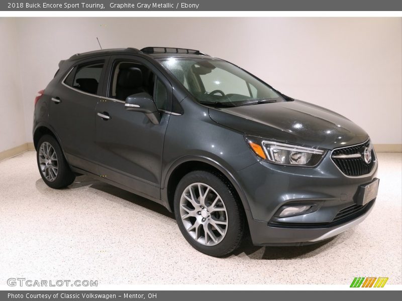 Graphite Gray Metallic / Ebony 2018 Buick Encore Sport Touring