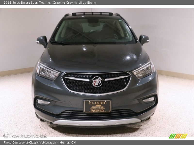 Graphite Gray Metallic / Ebony 2018 Buick Encore Sport Touring