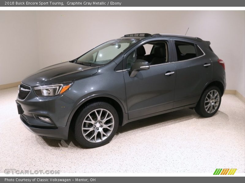 Graphite Gray Metallic / Ebony 2018 Buick Encore Sport Touring