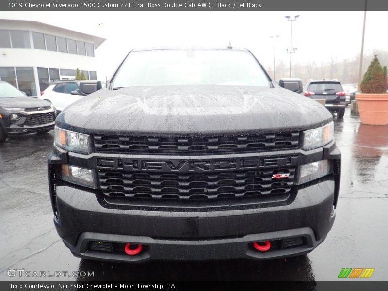 Black / Jet Black 2019 Chevrolet Silverado 1500 Custom Z71 Trail Boss Double Cab 4WD