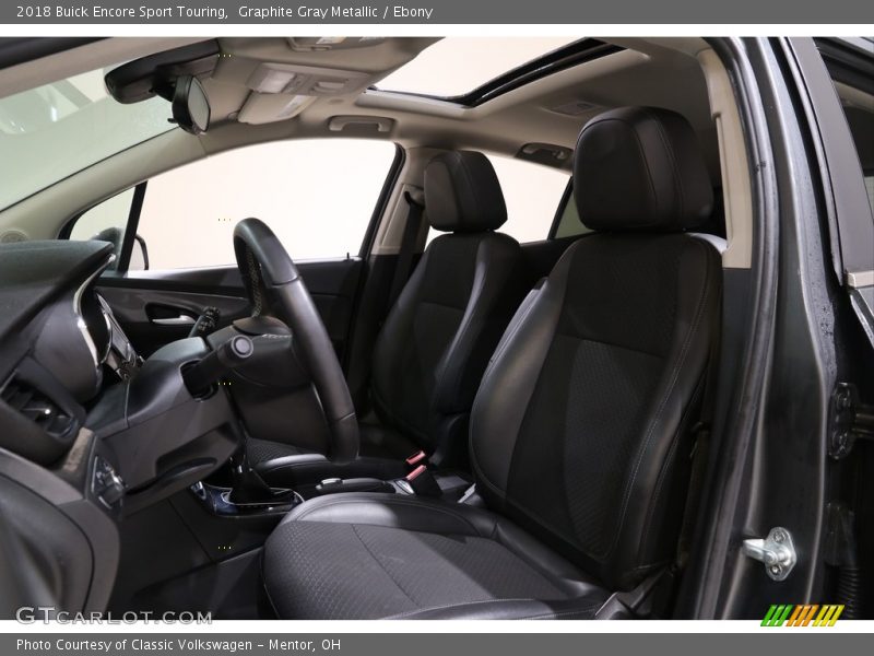 Graphite Gray Metallic / Ebony 2018 Buick Encore Sport Touring