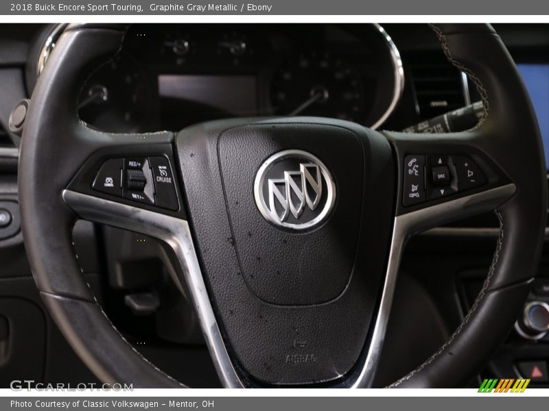 Graphite Gray Metallic / Ebony 2018 Buick Encore Sport Touring