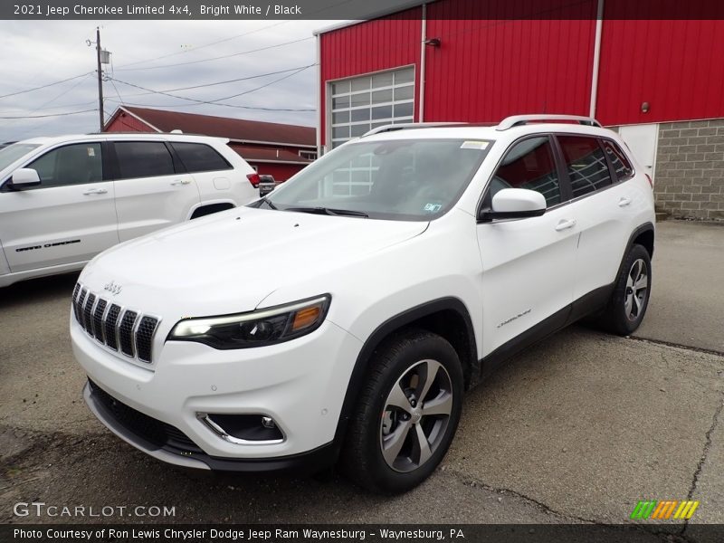 Bright White / Black 2021 Jeep Cherokee Limited 4x4