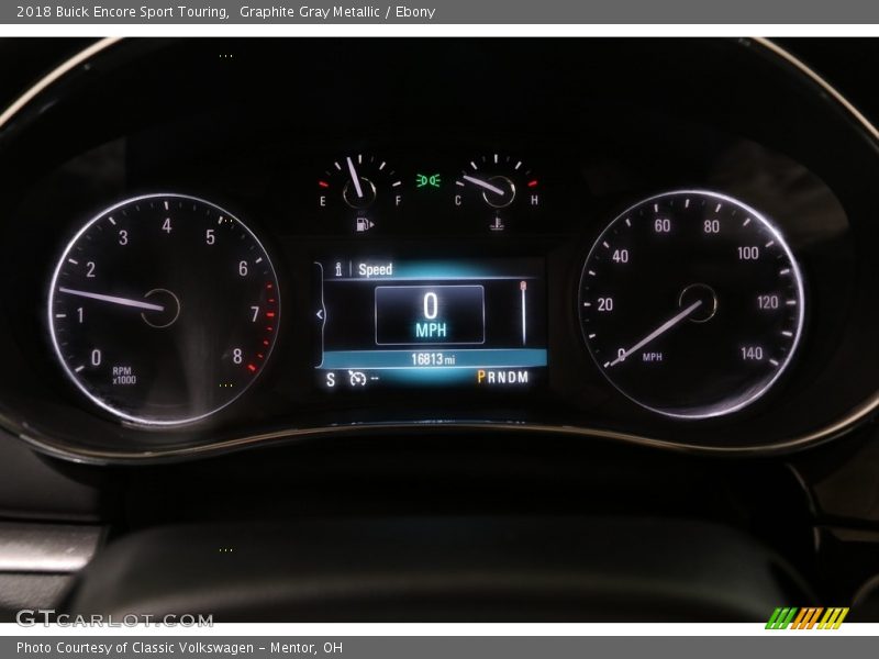 Graphite Gray Metallic / Ebony 2018 Buick Encore Sport Touring
