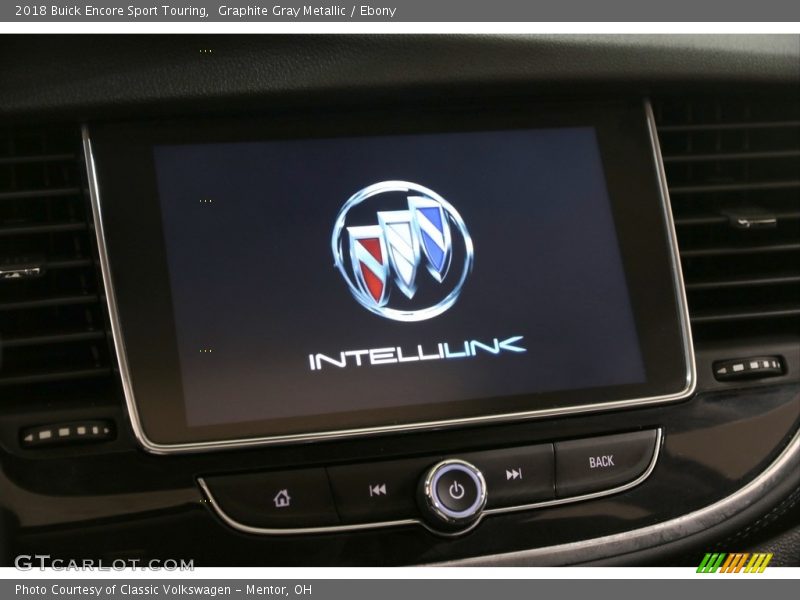 Graphite Gray Metallic / Ebony 2018 Buick Encore Sport Touring