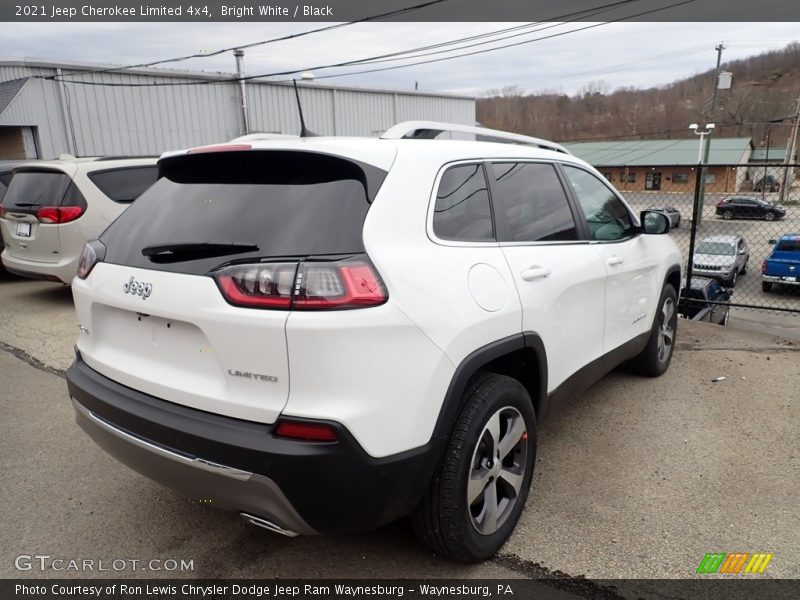 Bright White / Black 2021 Jeep Cherokee Limited 4x4