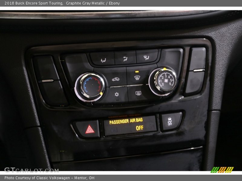 Graphite Gray Metallic / Ebony 2018 Buick Encore Sport Touring