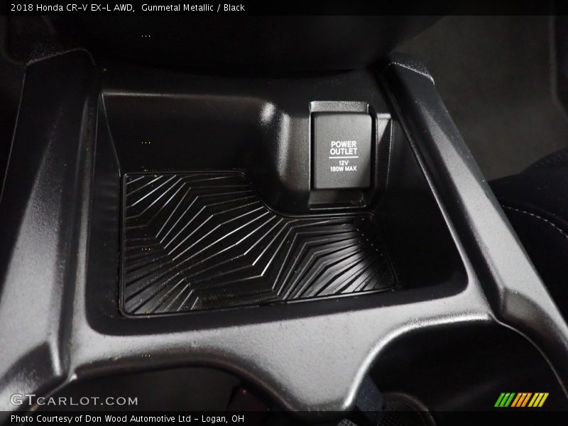 Gunmetal Metallic / Black 2018 Honda CR-V EX-L AWD
