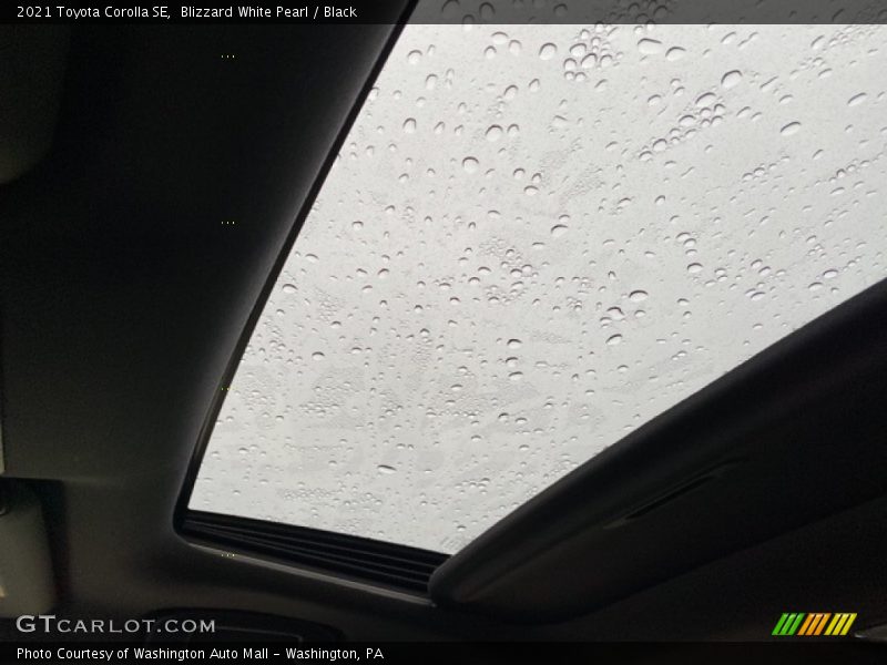 Blizzard White Pearl / Black 2021 Toyota Corolla SE