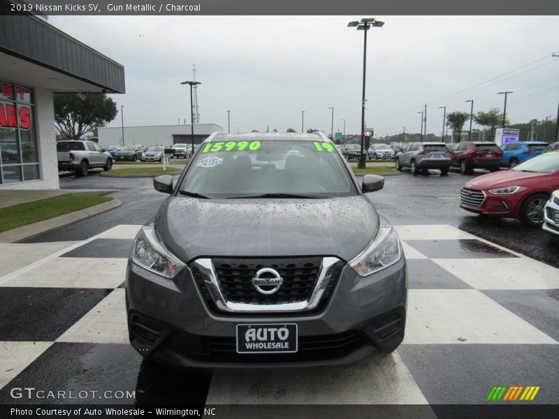 Gun Metallic / Charcoal 2019 Nissan Kicks SV