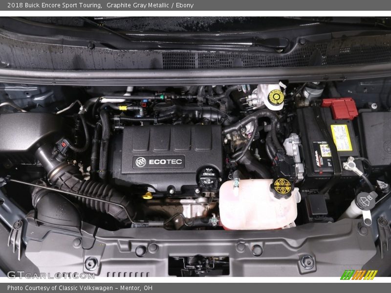Graphite Gray Metallic / Ebony 2018 Buick Encore Sport Touring