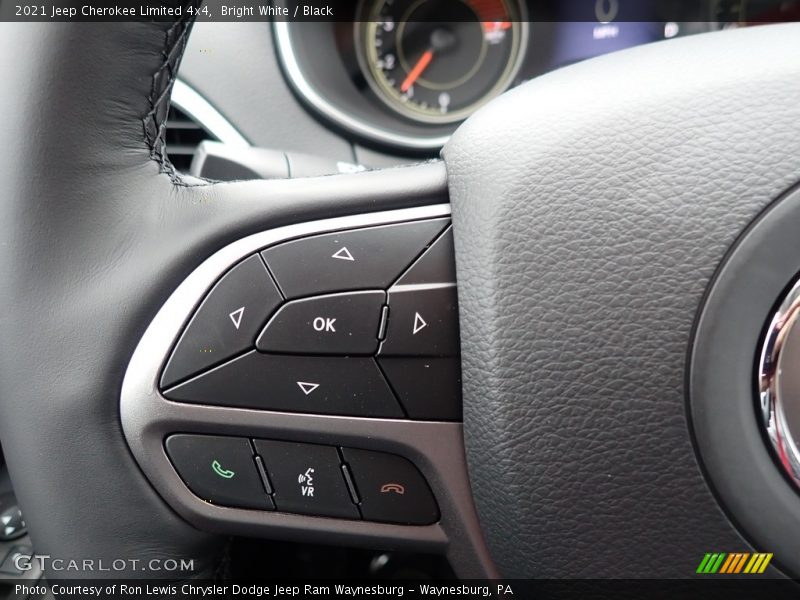 Bright White / Black 2021 Jeep Cherokee Limited 4x4
