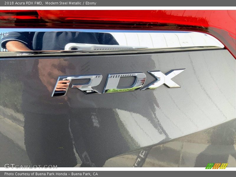 Modern Steel Metallic / Ebony 2018 Acura RDX FWD