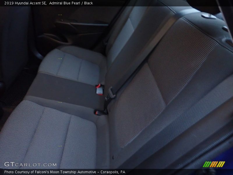 Admiral Blue Pearl / Black 2019 Hyundai Accent SE