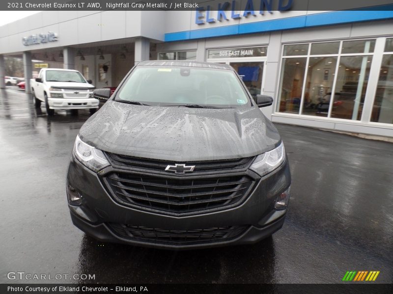 Nightfall Gray Metallic / Jet Black 2021 Chevrolet Equinox LT AWD