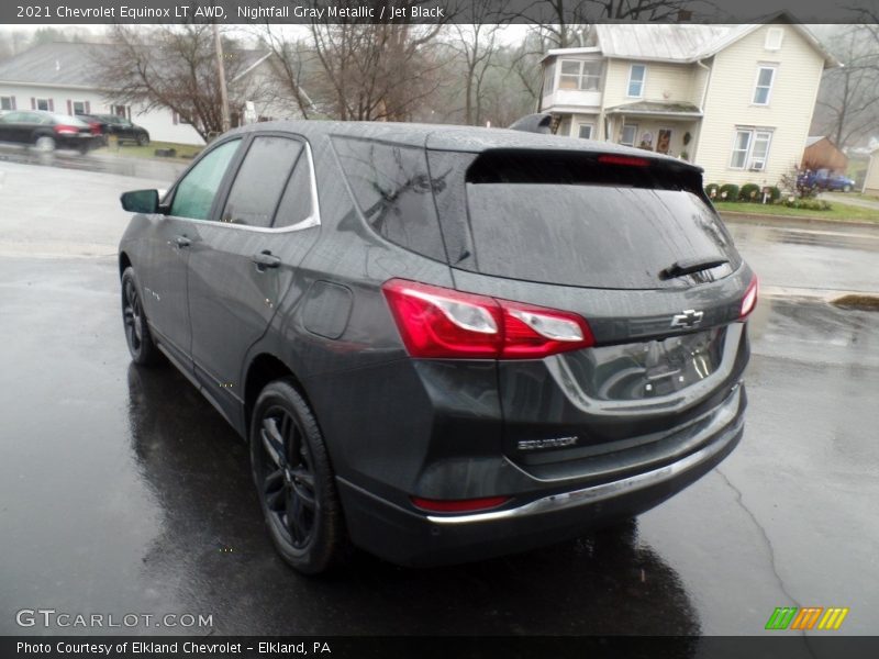 Nightfall Gray Metallic / Jet Black 2021 Chevrolet Equinox LT AWD