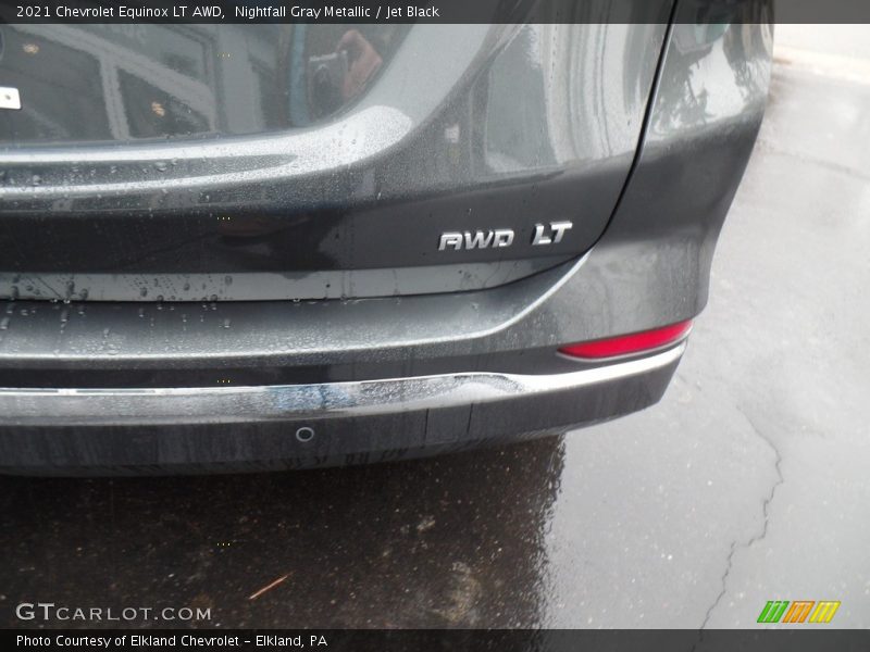 Nightfall Gray Metallic / Jet Black 2021 Chevrolet Equinox LT AWD