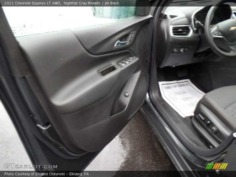 Nightfall Gray Metallic / Jet Black 2021 Chevrolet Equinox LT AWD