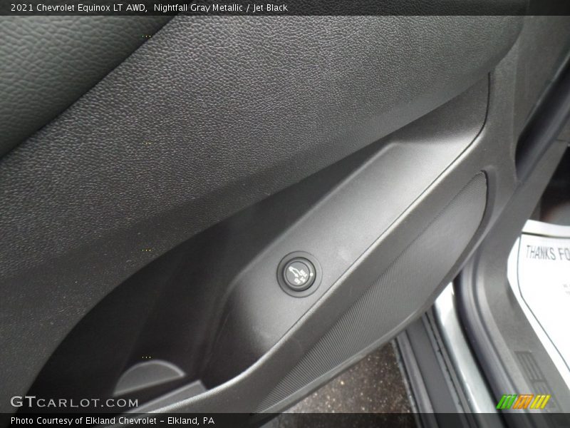 Nightfall Gray Metallic / Jet Black 2021 Chevrolet Equinox LT AWD