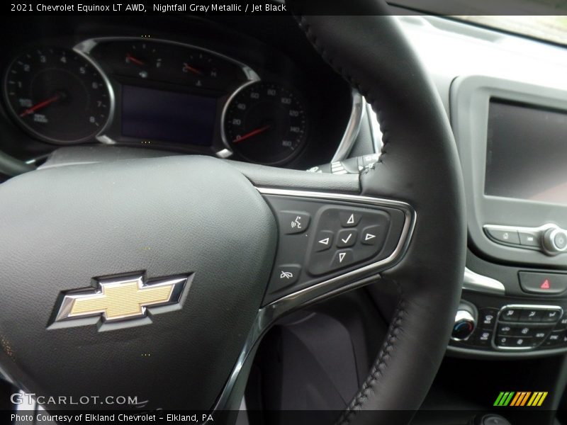 Nightfall Gray Metallic / Jet Black 2021 Chevrolet Equinox LT AWD