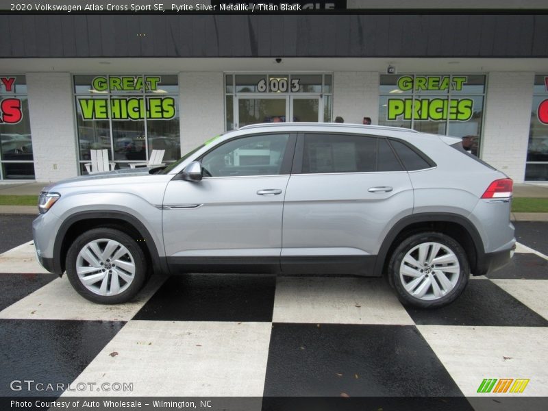 Pyrite Silver Metallic / Titan Black 2020 Volkswagen Atlas Cross Sport SE