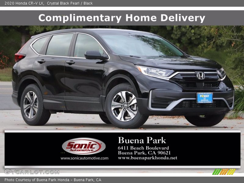Crystal Black Pearl / Black 2020 Honda CR-V LX