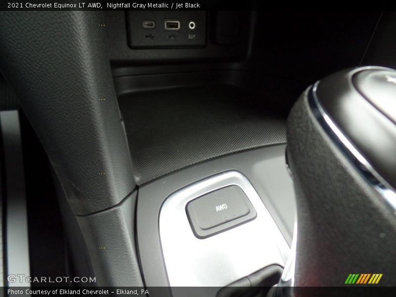 Nightfall Gray Metallic / Jet Black 2021 Chevrolet Equinox LT AWD