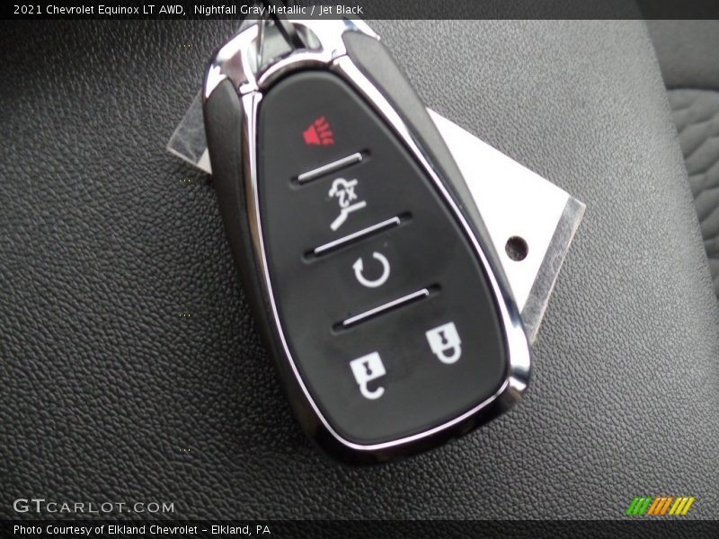 Nightfall Gray Metallic / Jet Black 2021 Chevrolet Equinox LT AWD