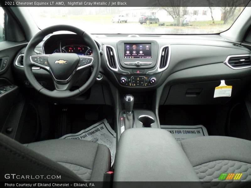 Nightfall Gray Metallic / Jet Black 2021 Chevrolet Equinox LT AWD
