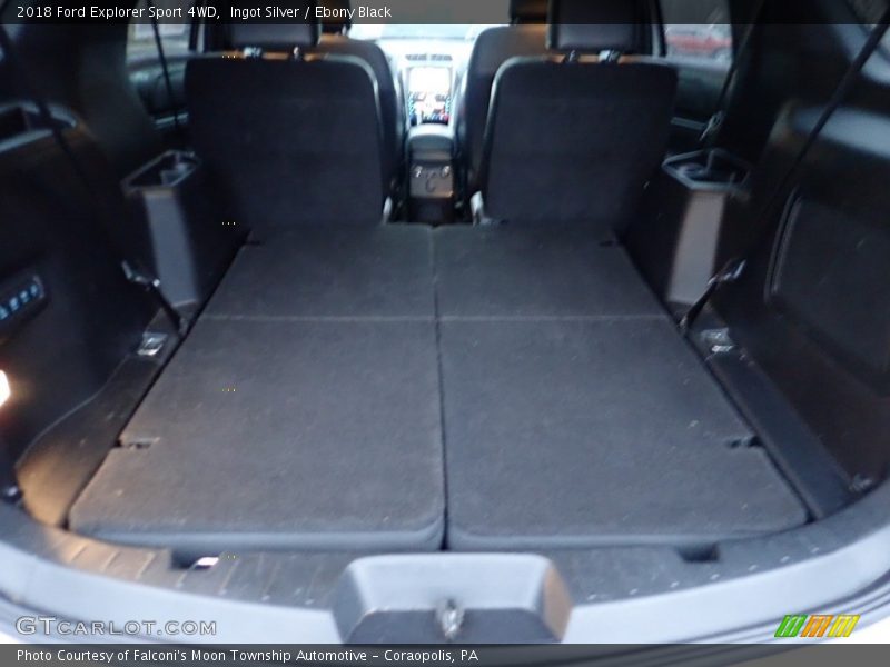 Ingot Silver / Ebony Black 2018 Ford Explorer Sport 4WD