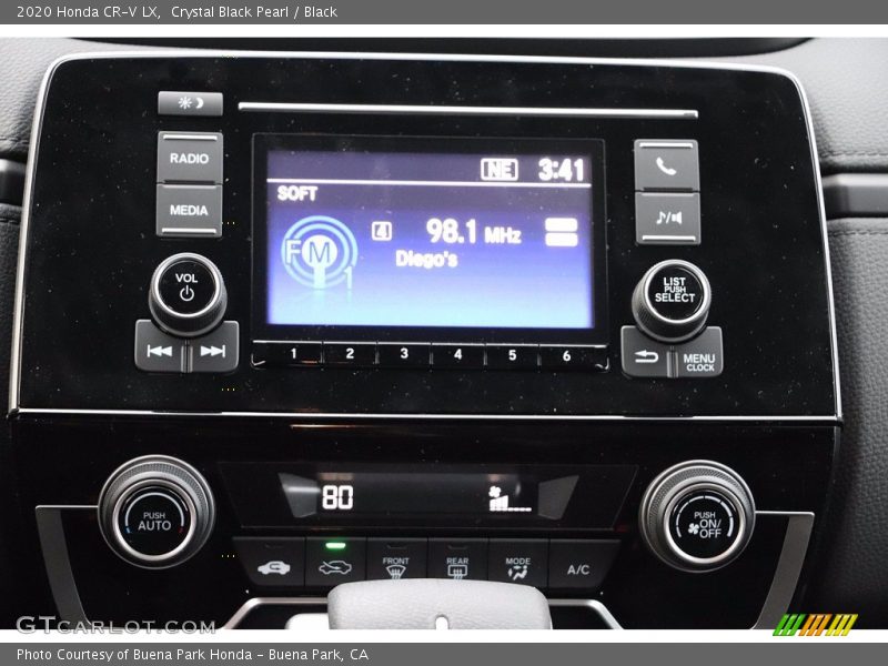 Crystal Black Pearl / Black 2020 Honda CR-V LX