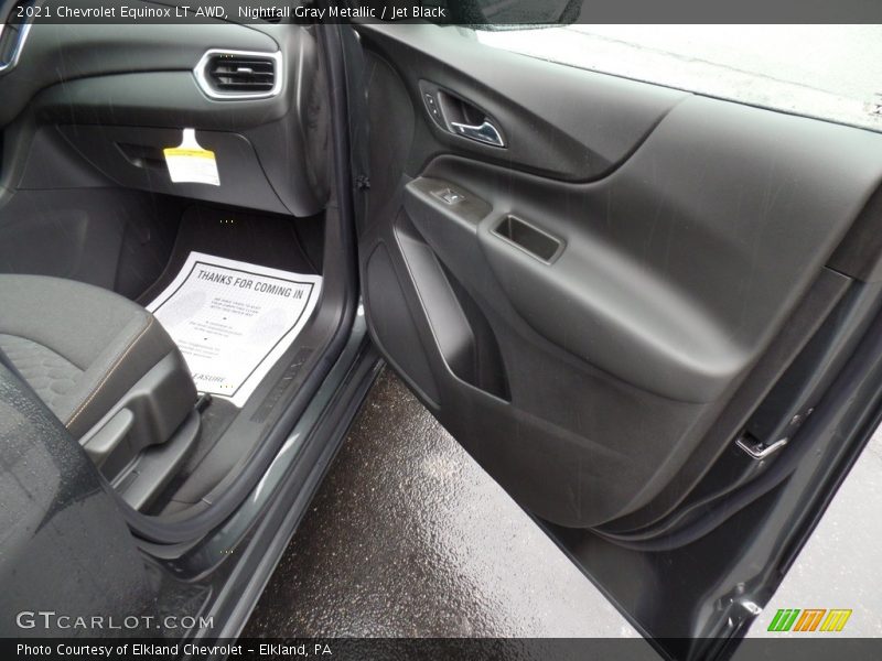 Nightfall Gray Metallic / Jet Black 2021 Chevrolet Equinox LT AWD