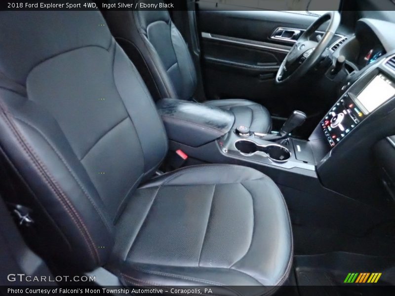 Ingot Silver / Ebony Black 2018 Ford Explorer Sport 4WD