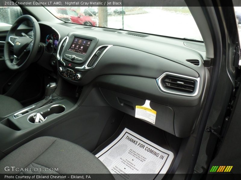 Nightfall Gray Metallic / Jet Black 2021 Chevrolet Equinox LT AWD