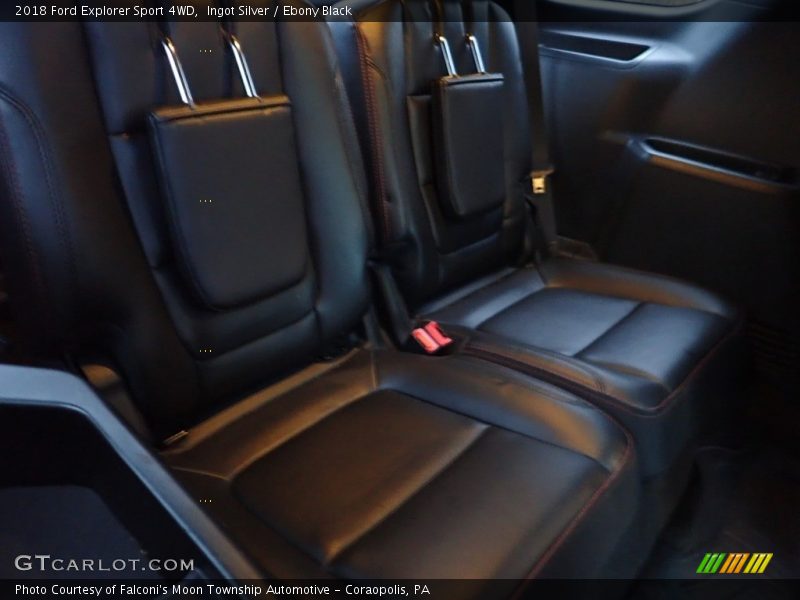 Ingot Silver / Ebony Black 2018 Ford Explorer Sport 4WD