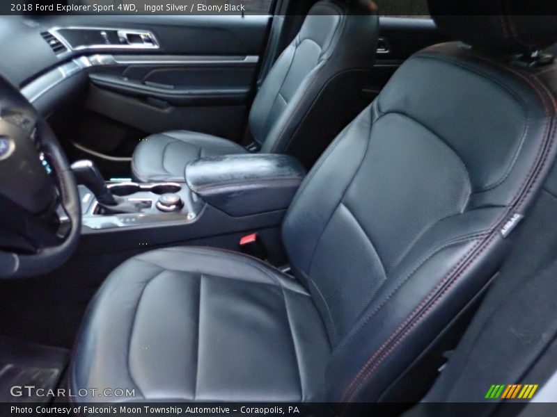 Ingot Silver / Ebony Black 2018 Ford Explorer Sport 4WD