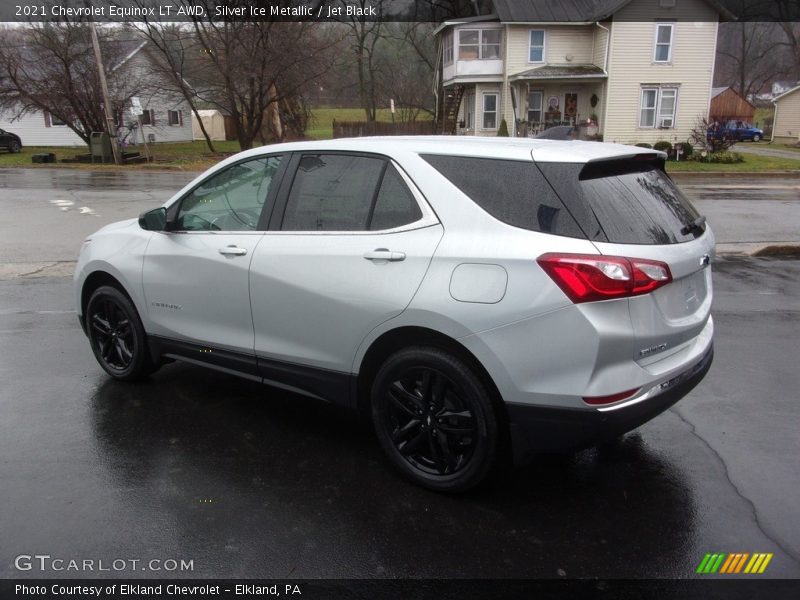 Silver Ice Metallic / Jet Black 2021 Chevrolet Equinox LT AWD