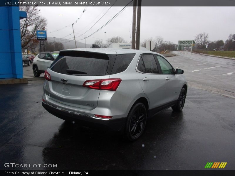 Silver Ice Metallic / Jet Black 2021 Chevrolet Equinox LT AWD