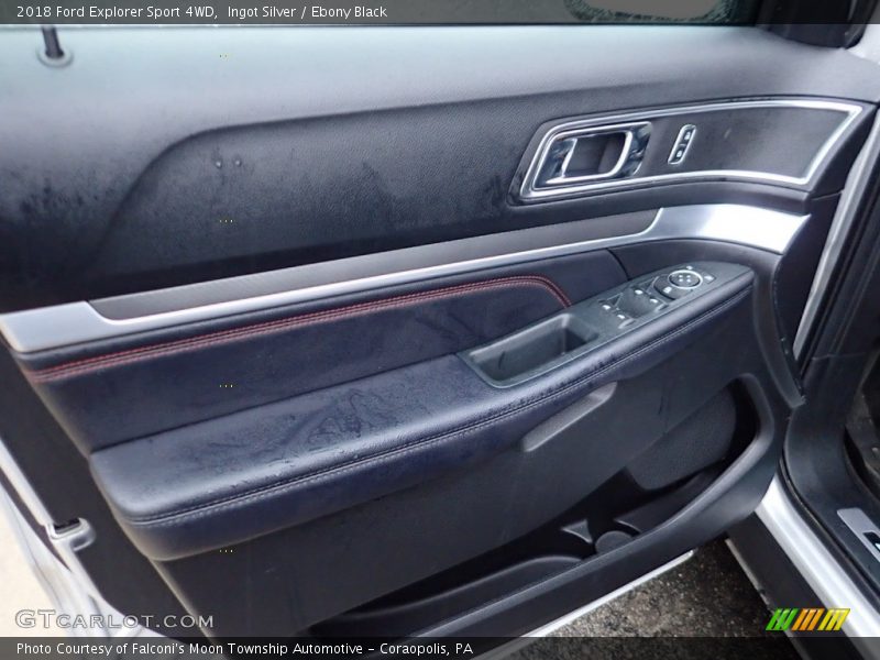 Ingot Silver / Ebony Black 2018 Ford Explorer Sport 4WD
