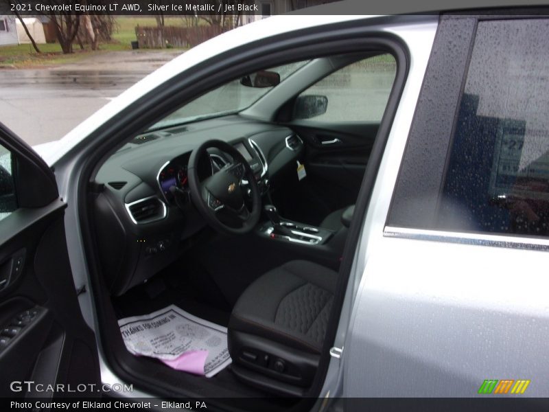 Silver Ice Metallic / Jet Black 2021 Chevrolet Equinox LT AWD