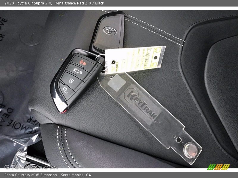 Keys of 2020 GR Supra 3.0