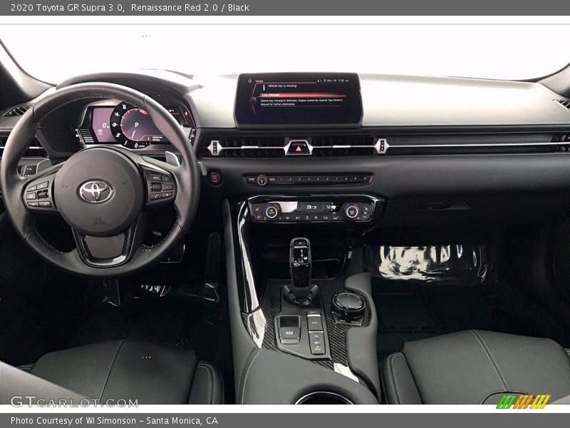 Dashboard of 2020 GR Supra 3.0