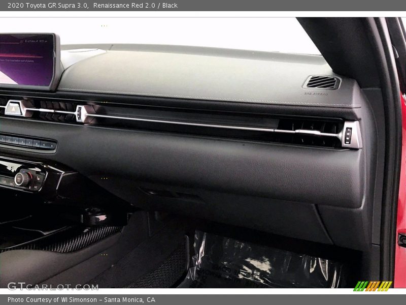 Renaissance Red 2.0 / Black 2020 Toyota GR Supra 3.0