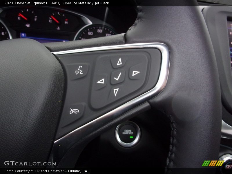 Silver Ice Metallic / Jet Black 2021 Chevrolet Equinox LT AWD