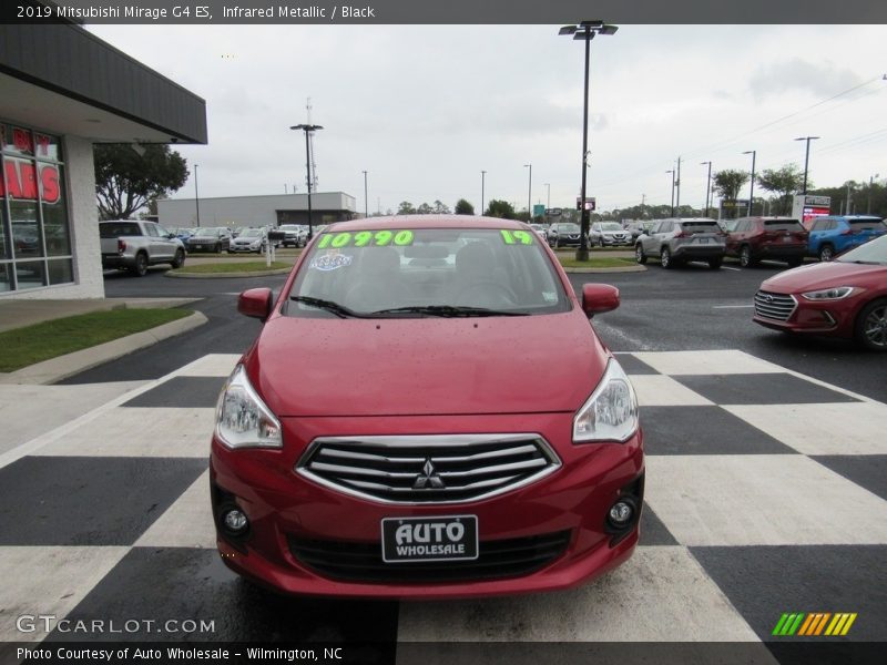 Infrared Metallic / Black 2019 Mitsubishi Mirage G4 ES
